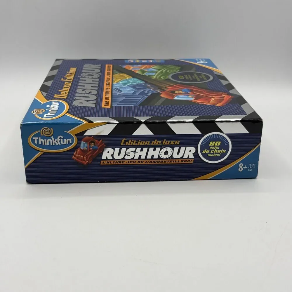 2006 Complete Rush Hour Deluxe Edition Traffic Jam Puzzle Board Game Think Fun
